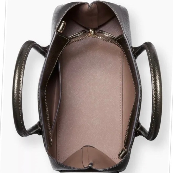 KATE SPADE New York Eva Small Top Zip Crossbody Bag ASH METALLIC MSRP $329 - Picture 8 of 10